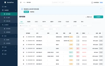 Order Management 畫面預覽